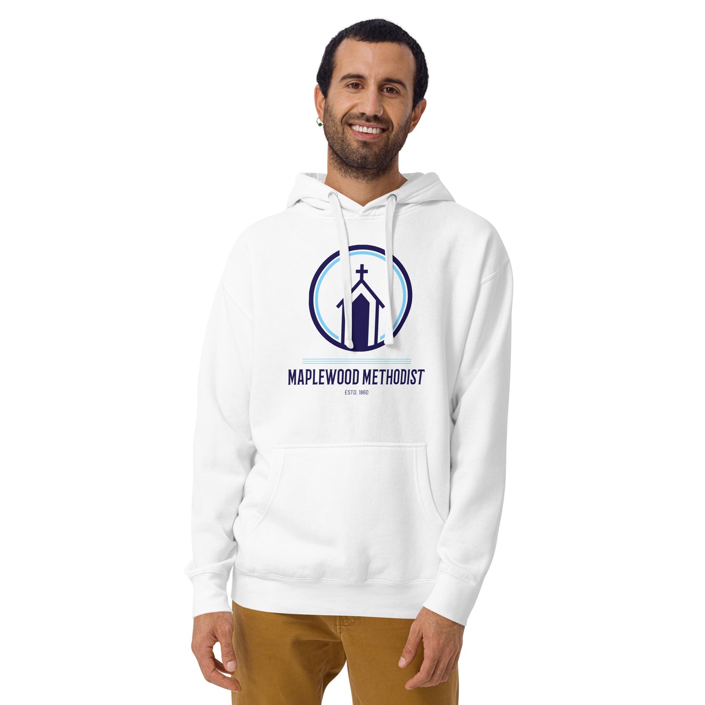 Maplewood Methodist White Unisex Hoodie
