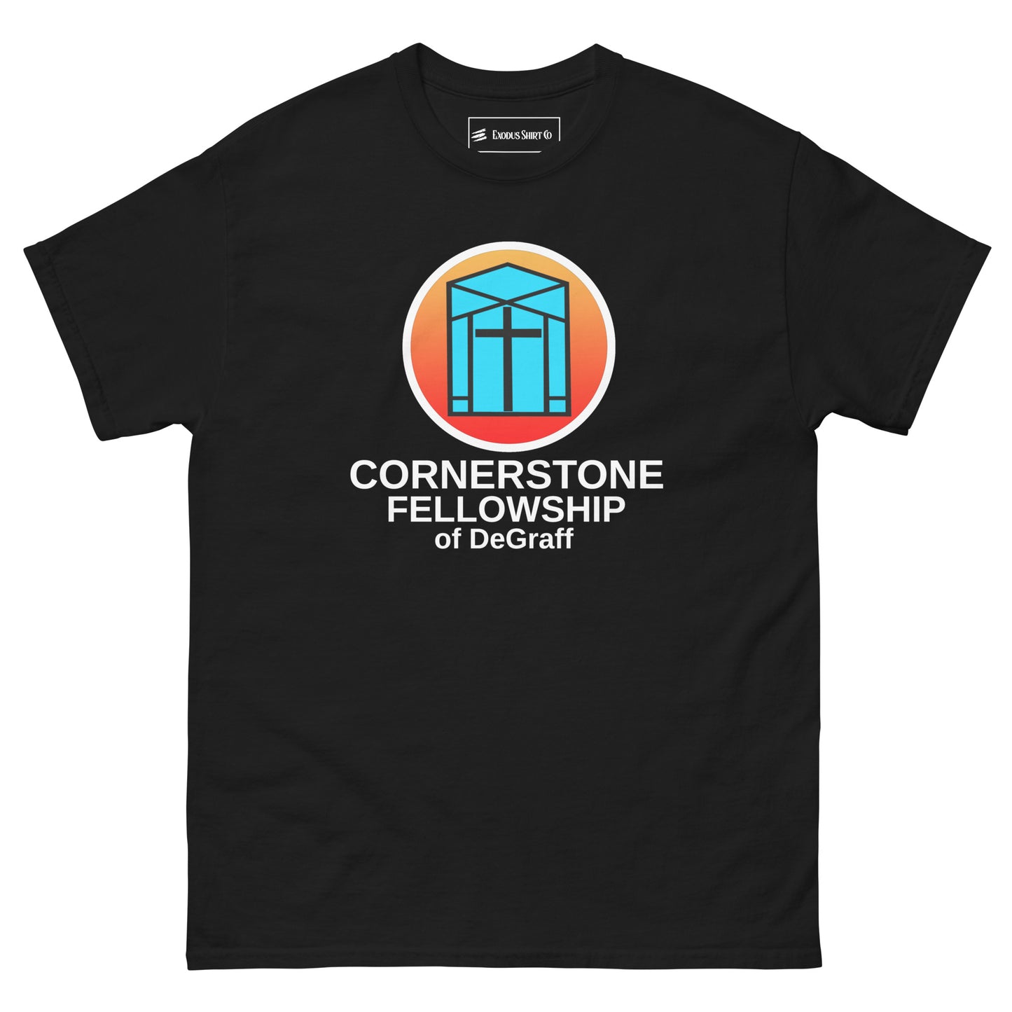 Cornerstone Fellowship of DeGraff Black / Dark Heather Classic Tee