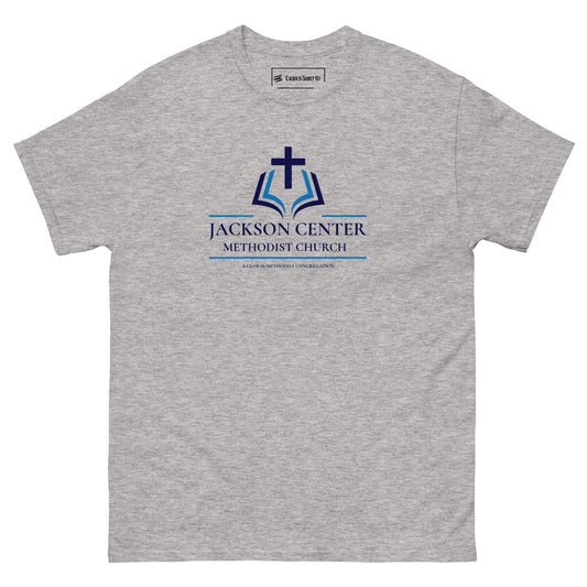 Jackson Center Methodist Unisex Classic Tee Grey