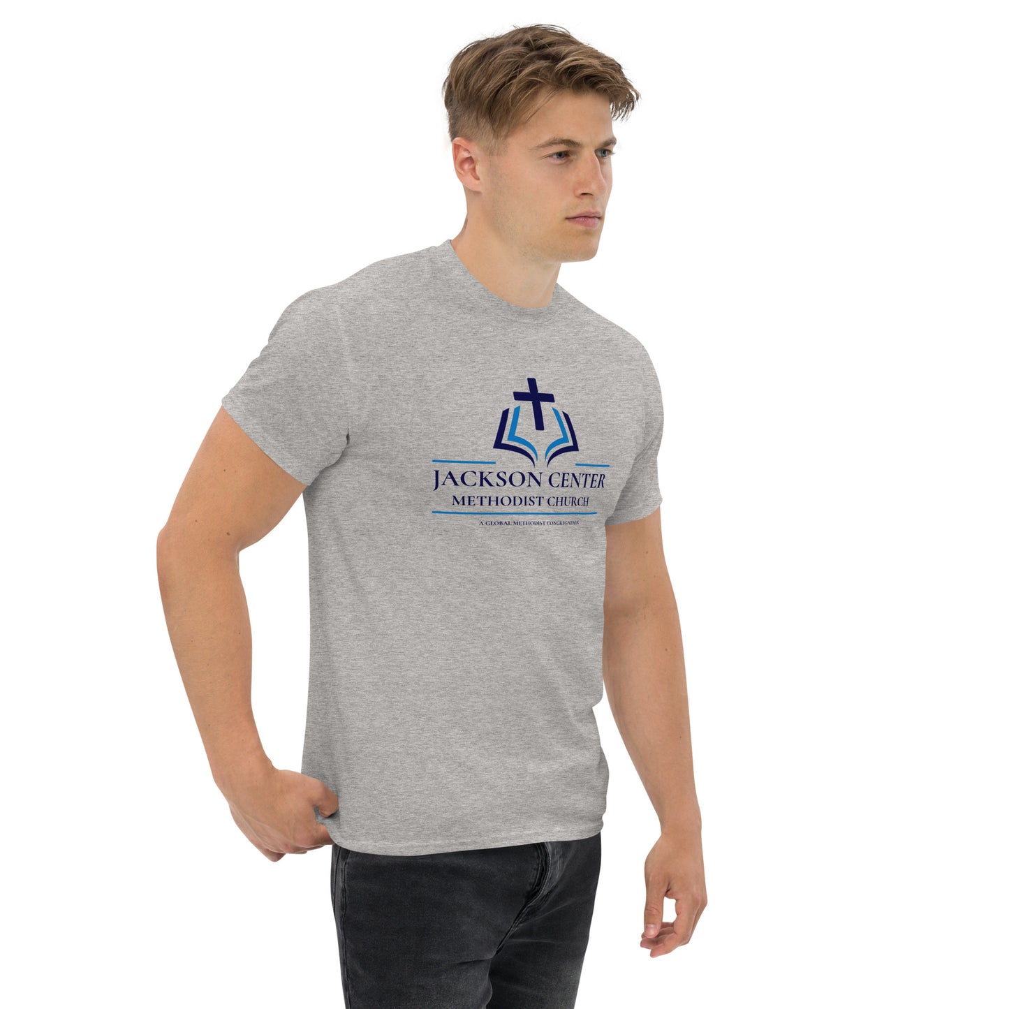 Jackson Center Methodist Unisex Classic Tee Grey