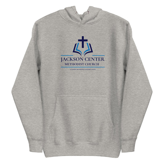 Jackson Center Methodist Unisex Hoodie Grey