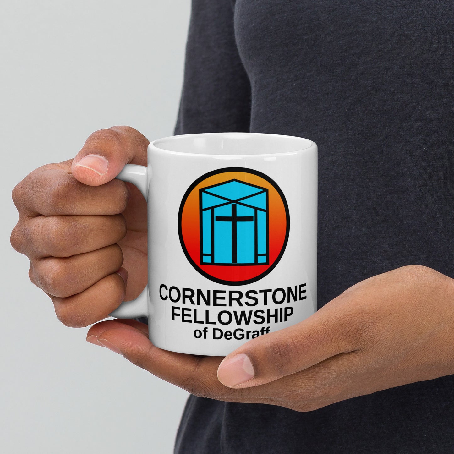 Cornerstone Fellowship of DeGraff White Mug