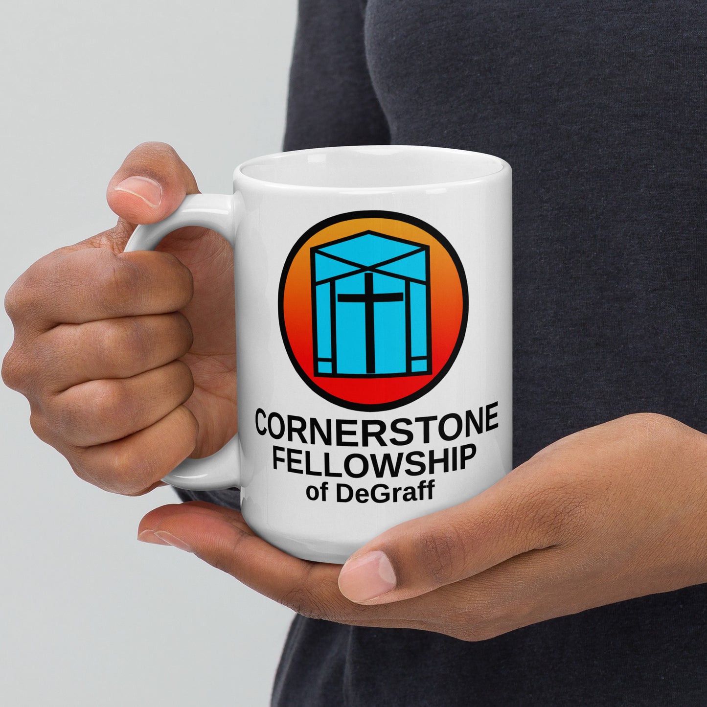 Cornerstone Fellowship of DeGraff White Mug