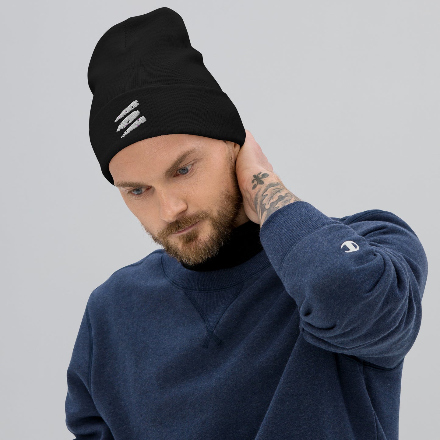 Exodus "E" - Embroidered Beanie