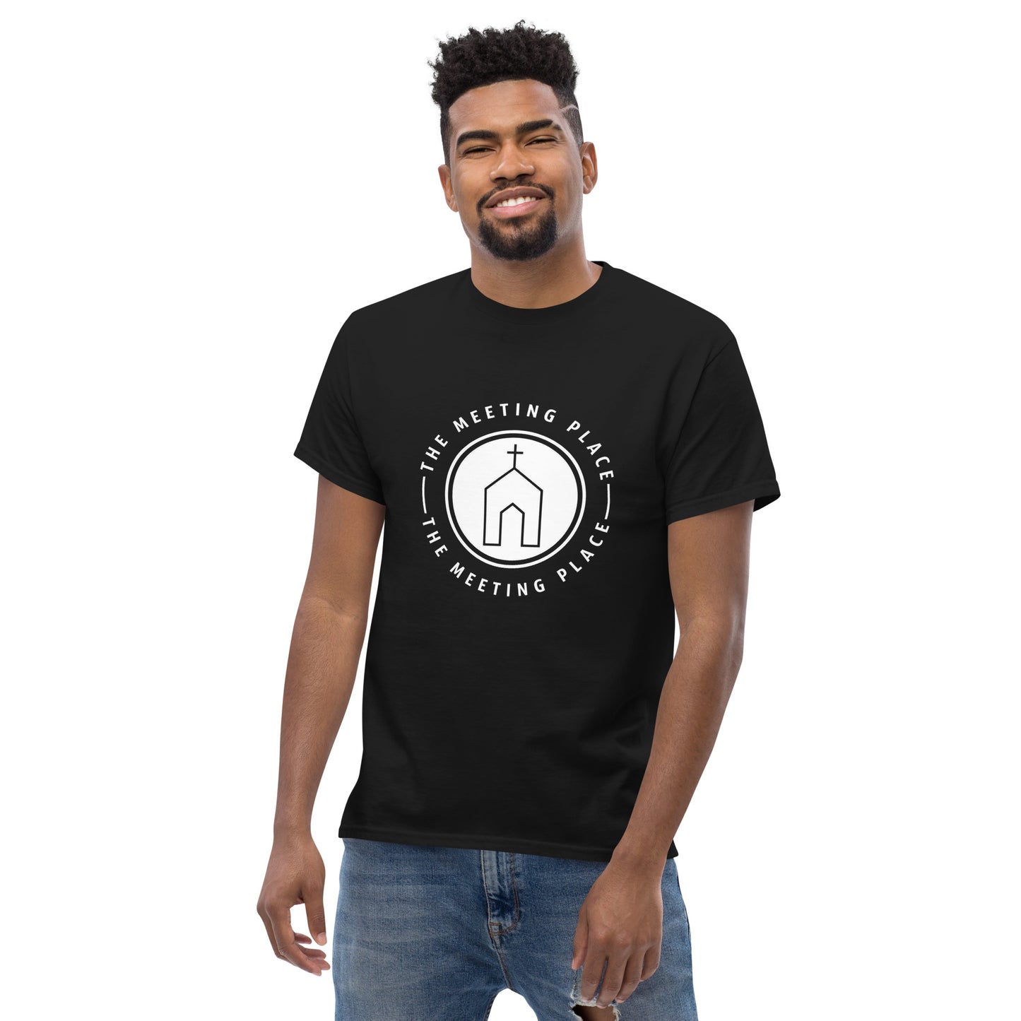 Black - The Meeting Place - Men's classic tee