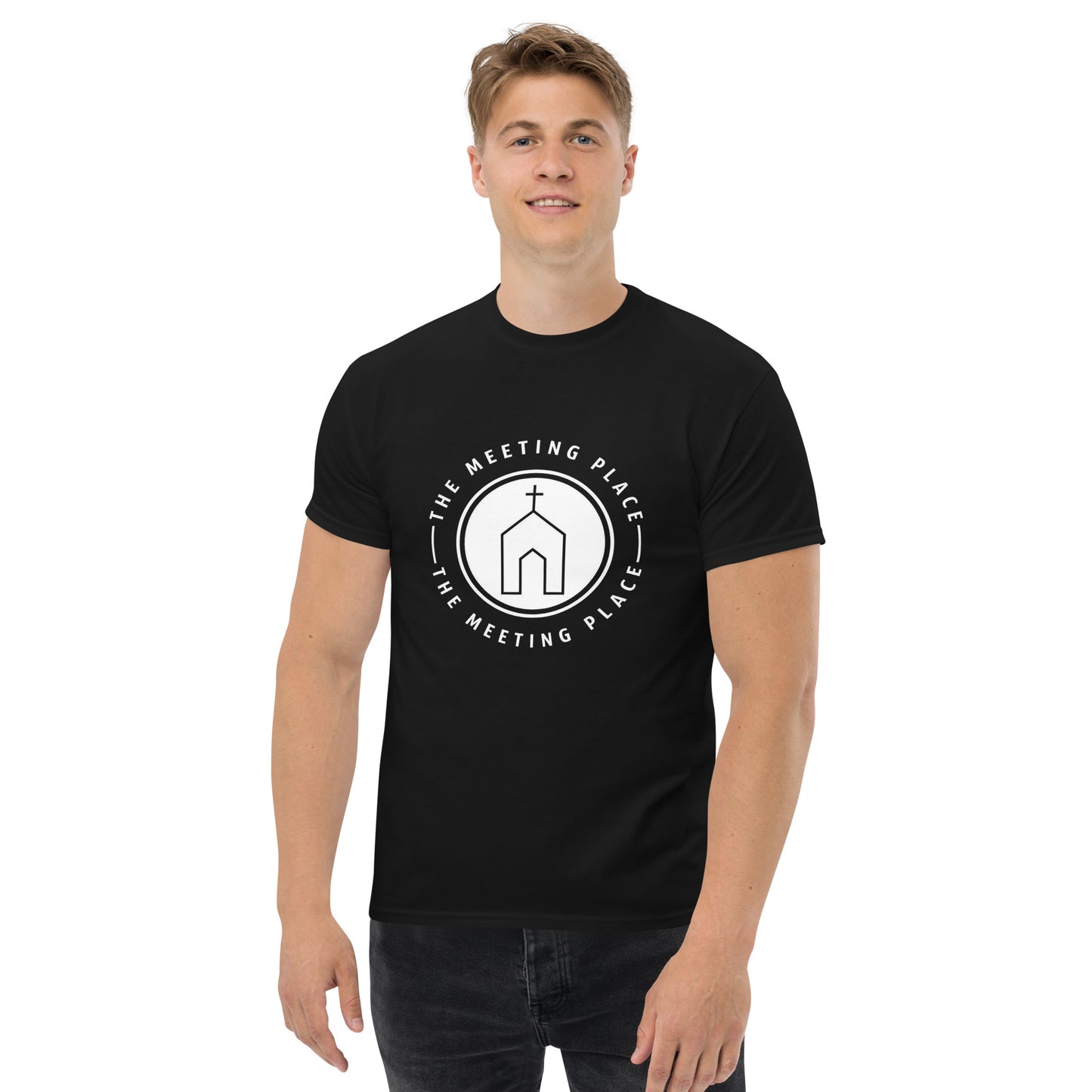 Black - The Meeting Place - Men's classic tee