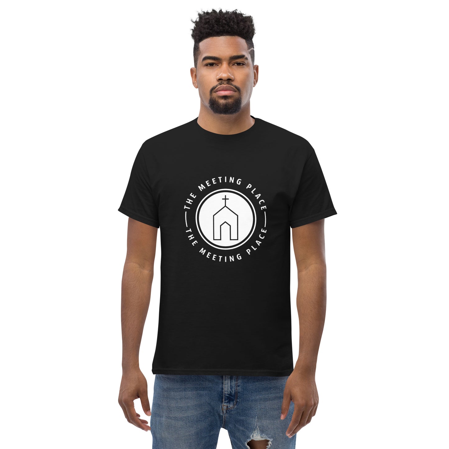 Black - The Meeting Place - Men's classic tee