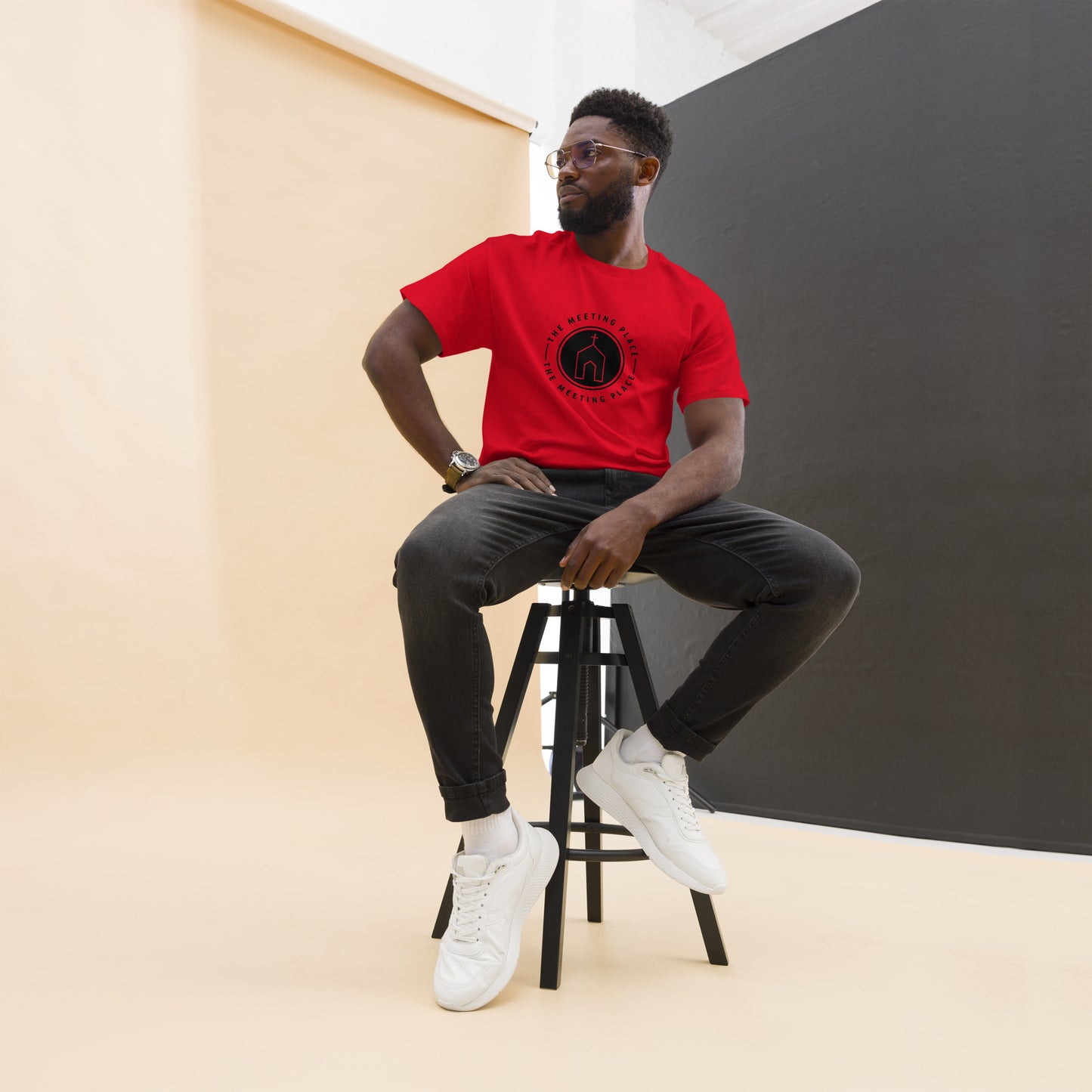 Red - The Meeting Place - Men's classic tee