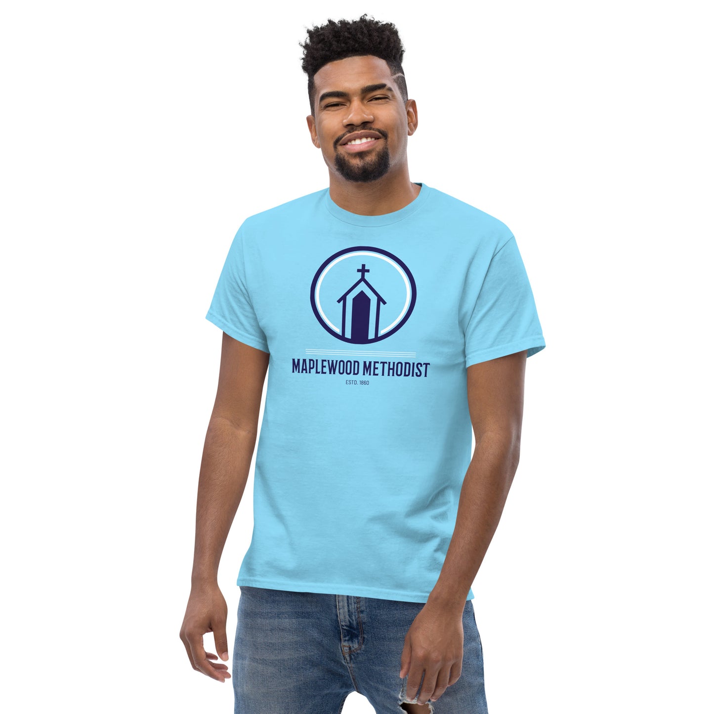 Maplewood Methodist - Light Blue Classic Tee