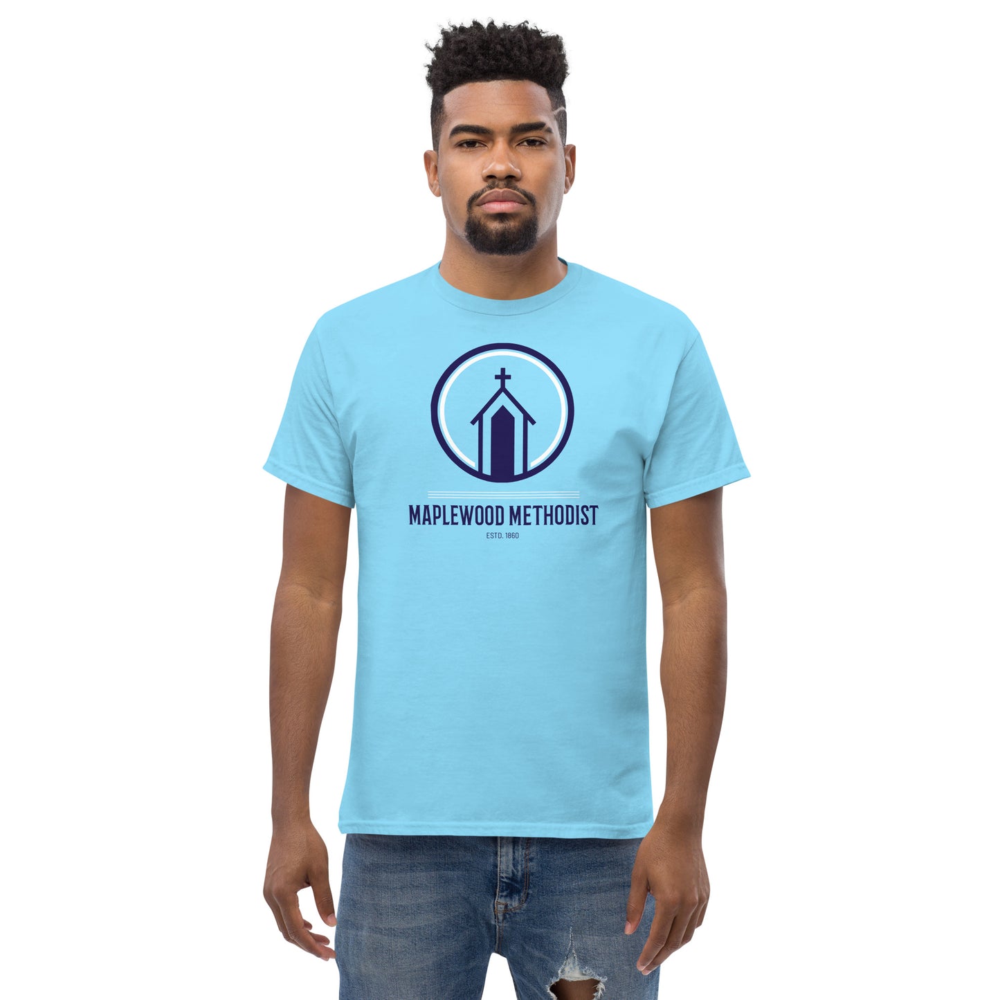 Maplewood Methodist - Light Blue Classic Tee