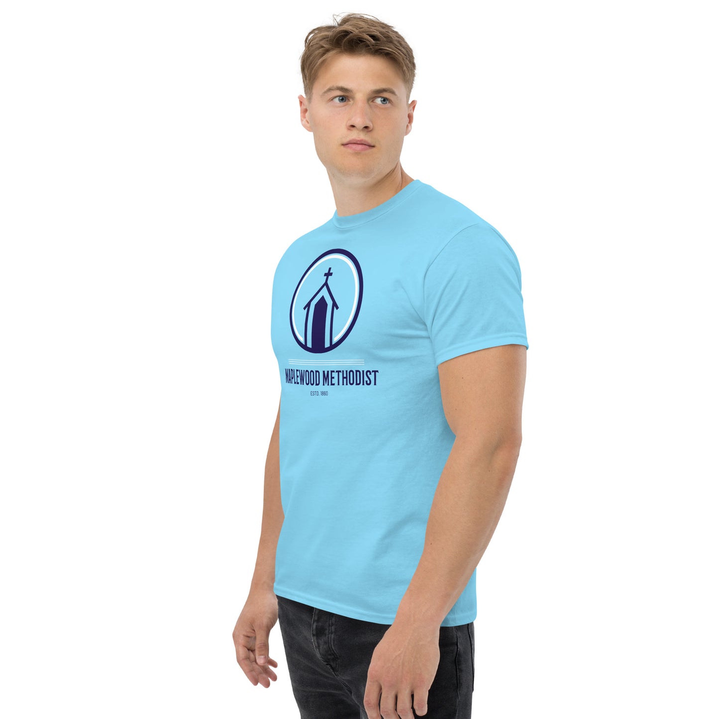 Maplewood Methodist - Light Blue Classic Tee