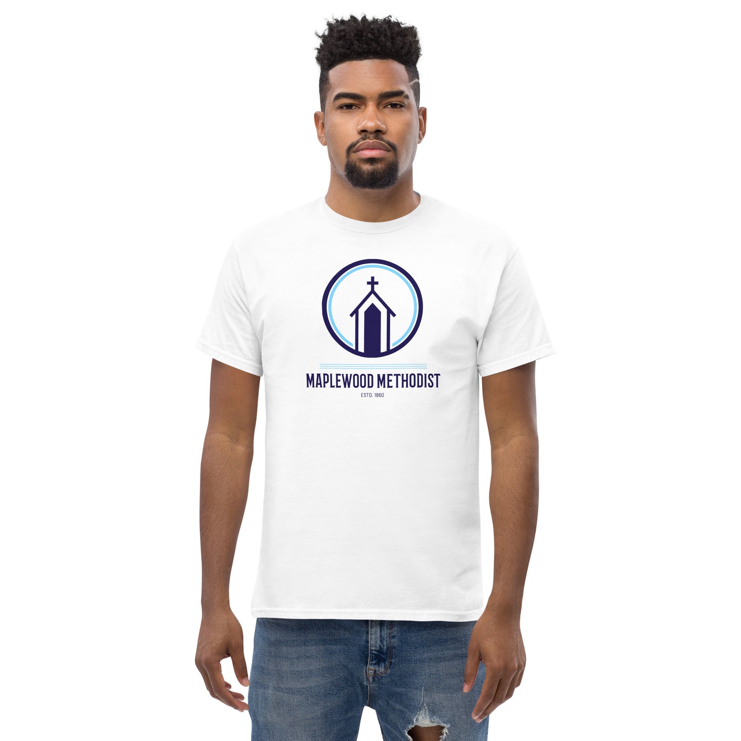 Maplewood Methodist - White Classic Tee