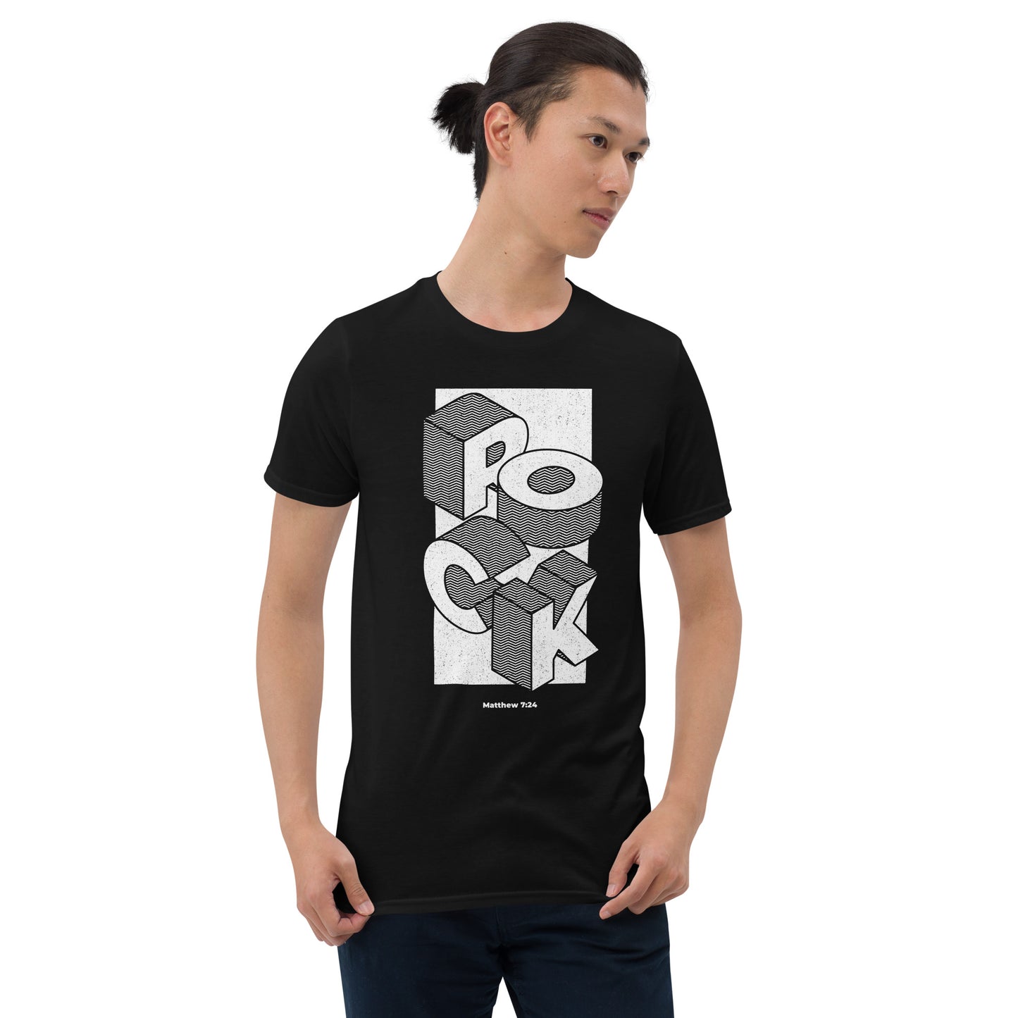 On The Rock Black - Short-Sleeve Unisex T-Shirt