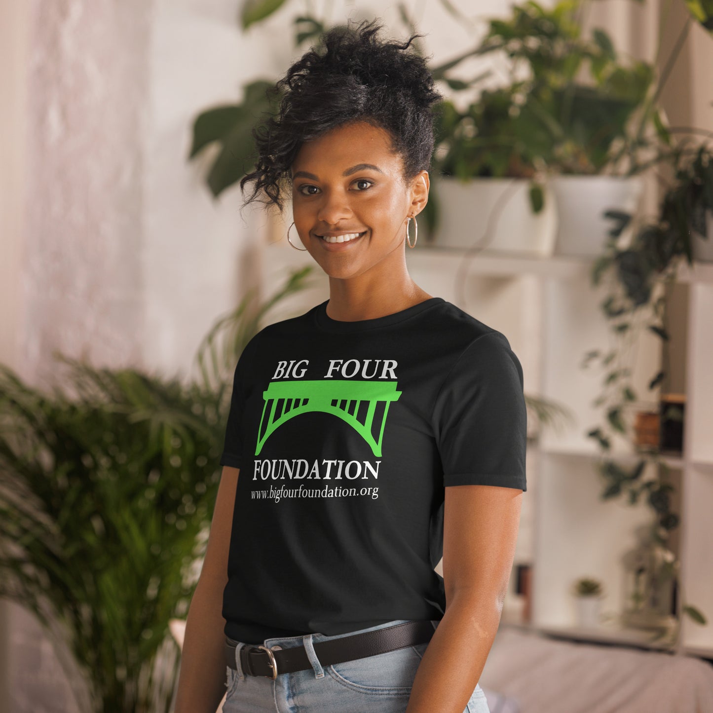 Black - Big Four Foundation - Short-Sleeve Unisex T-Shirt