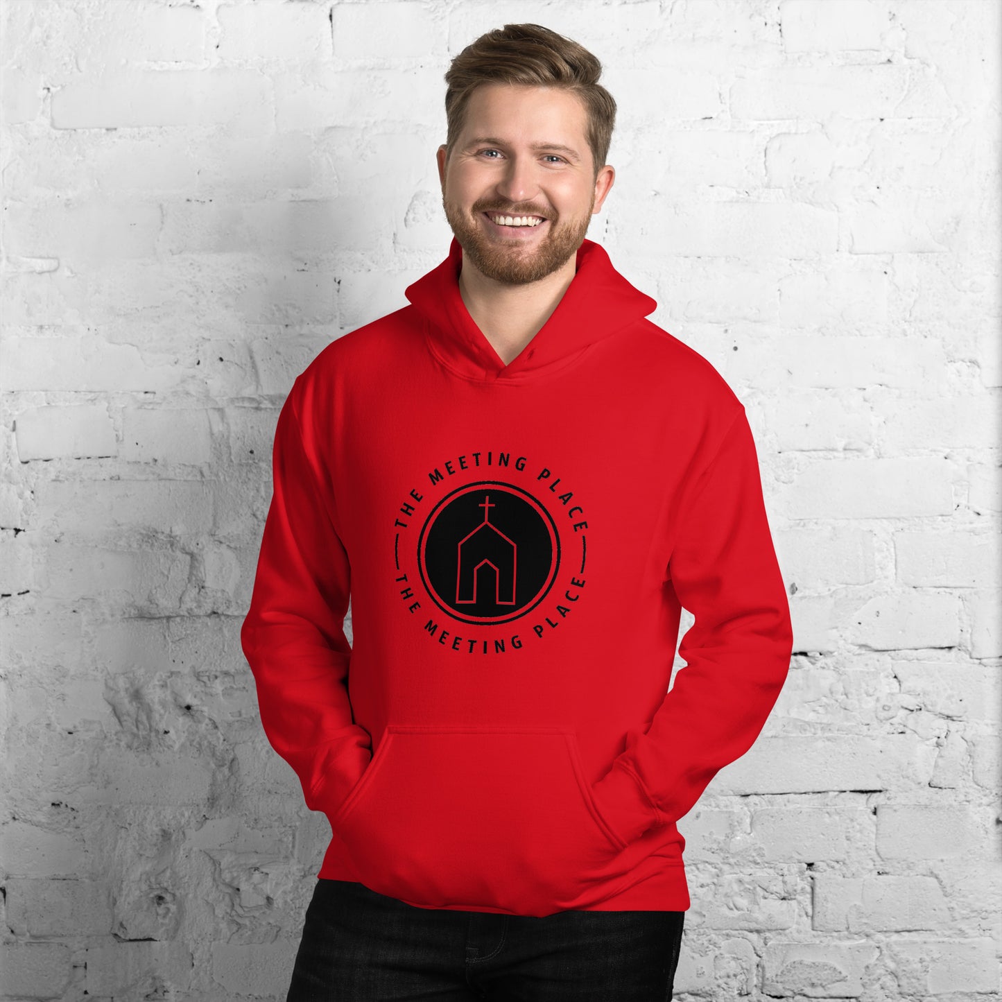 Red - The Meeting Place - Unisex Hoodie