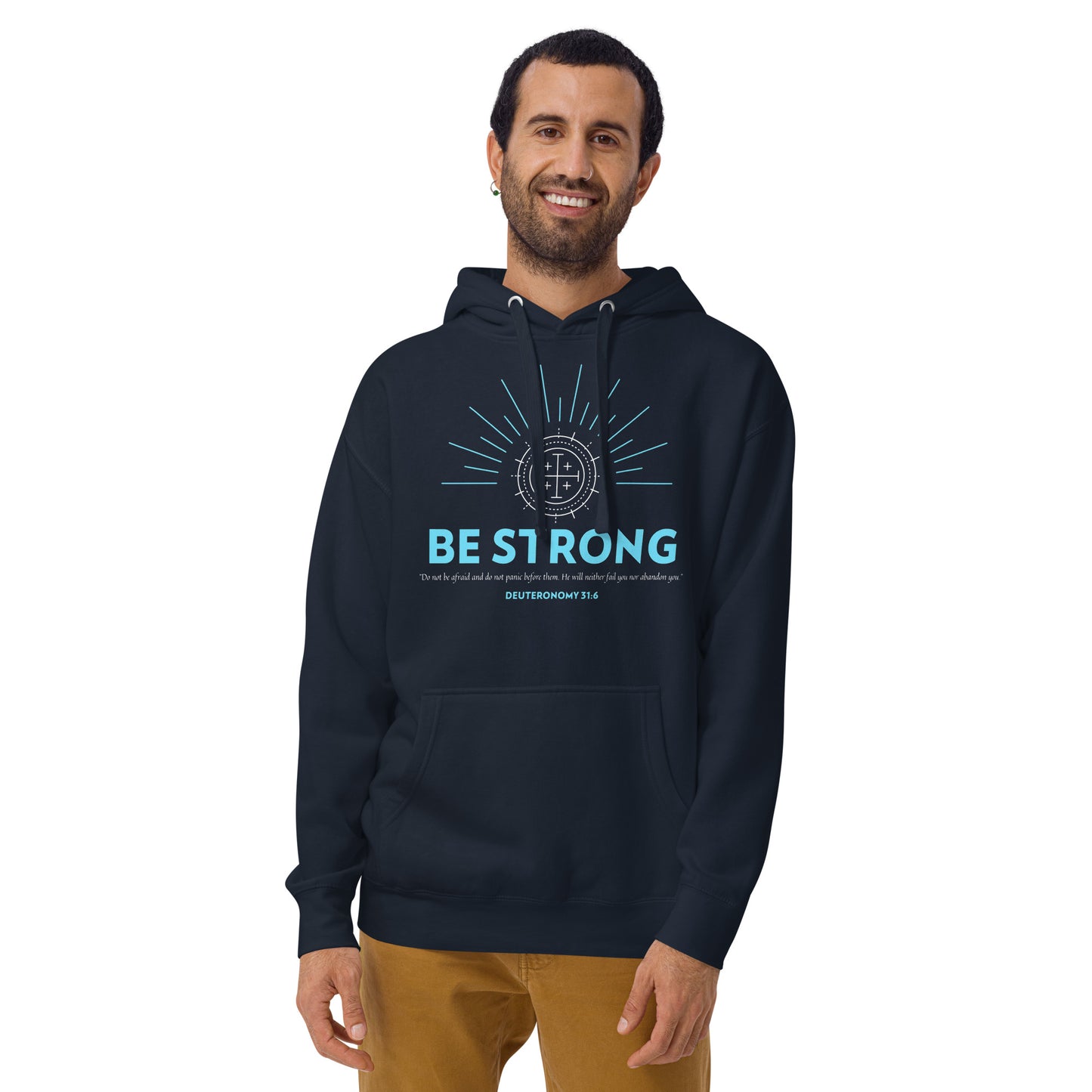 Be Strong Navy - Unisex Hoodie