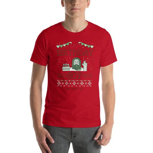 Birthday Boy Christmas - Unisex t-shirt