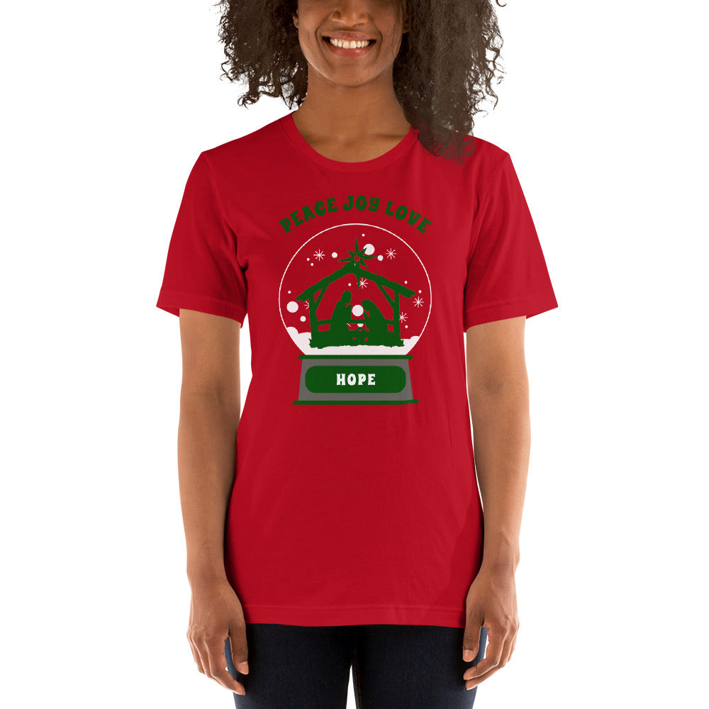 Peace Joy Love Hope - Unisex t-shirt