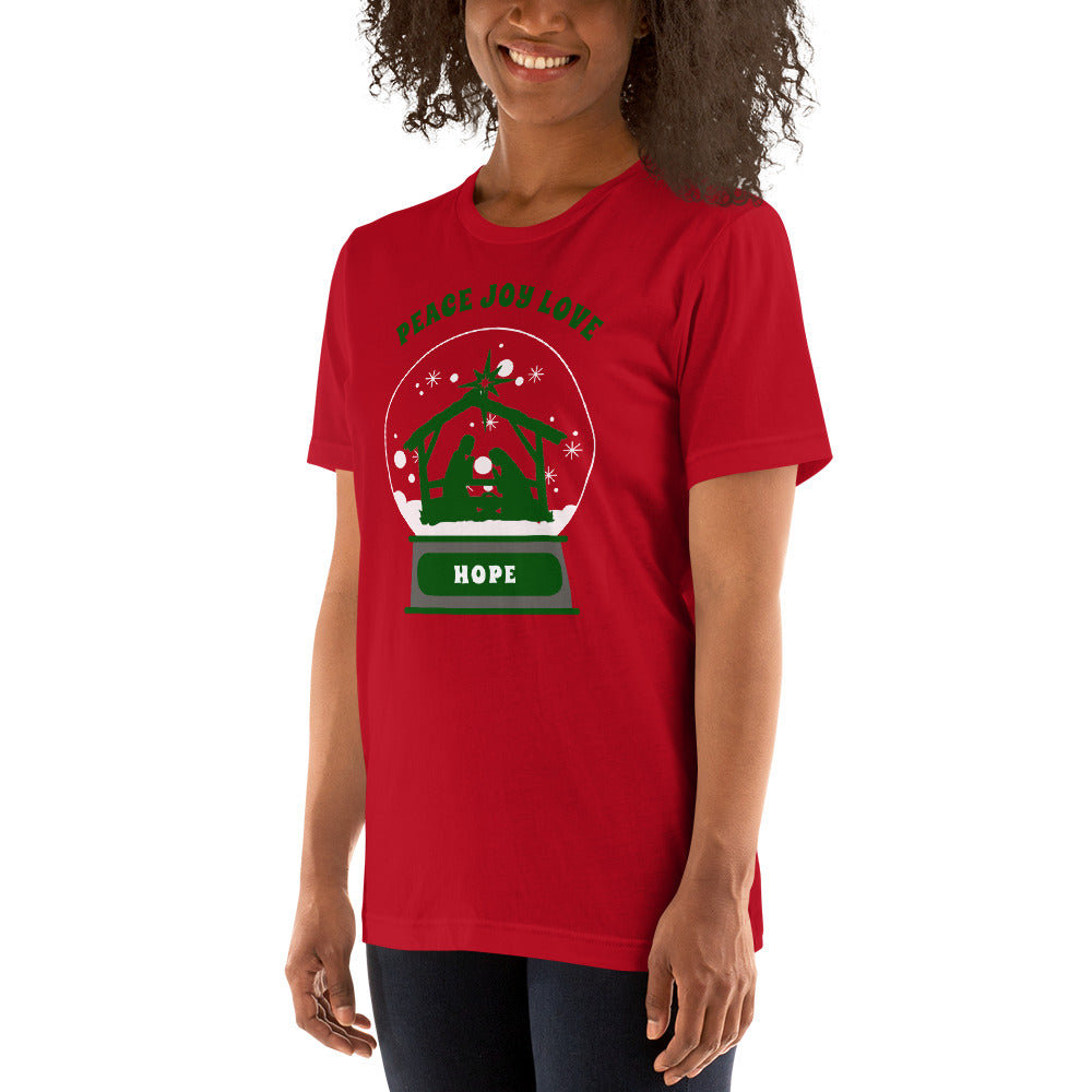 Peace Joy Love Hope - Unisex t-shirt