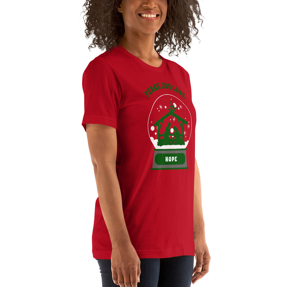 Peace Joy Love Hope - Unisex t-shirt