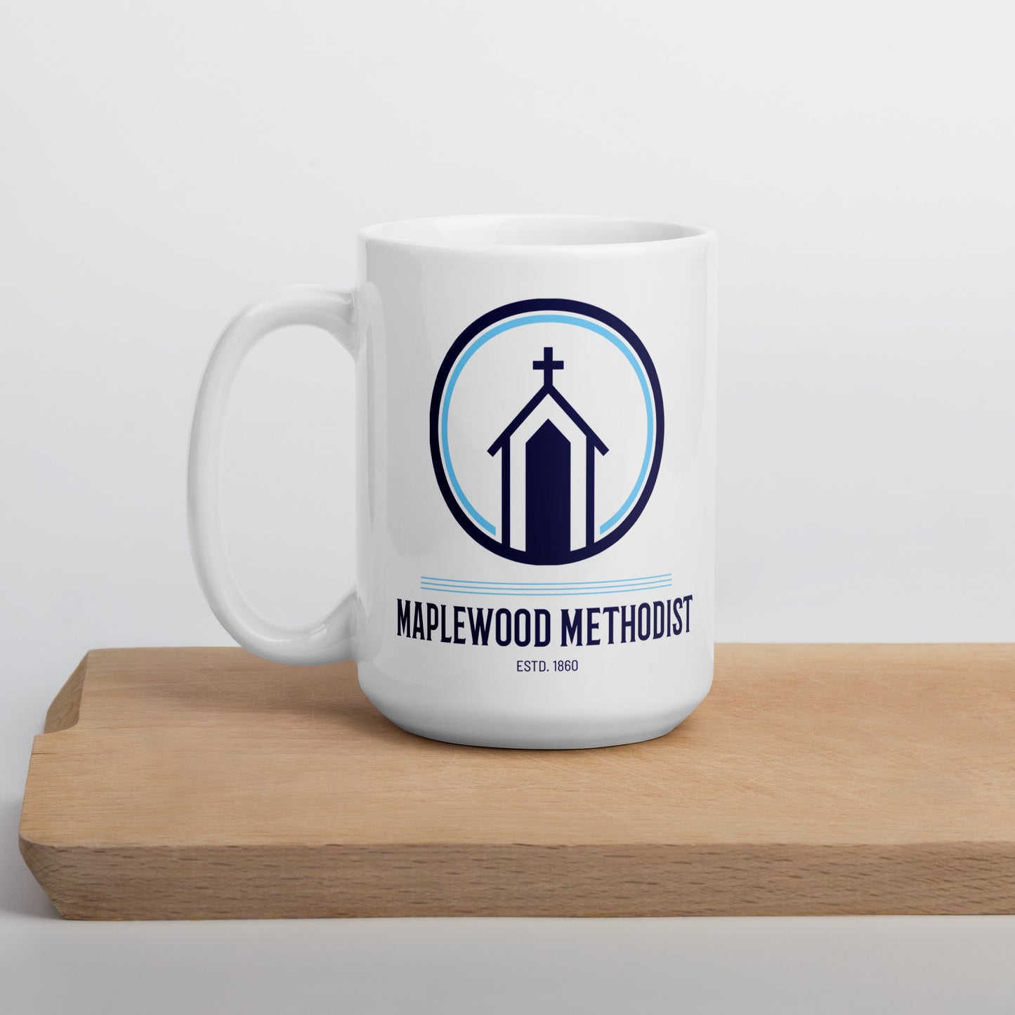 Maplewood Methodist White Mug