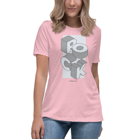 On The Rock Pink - Women's Relaxed T-Shirt